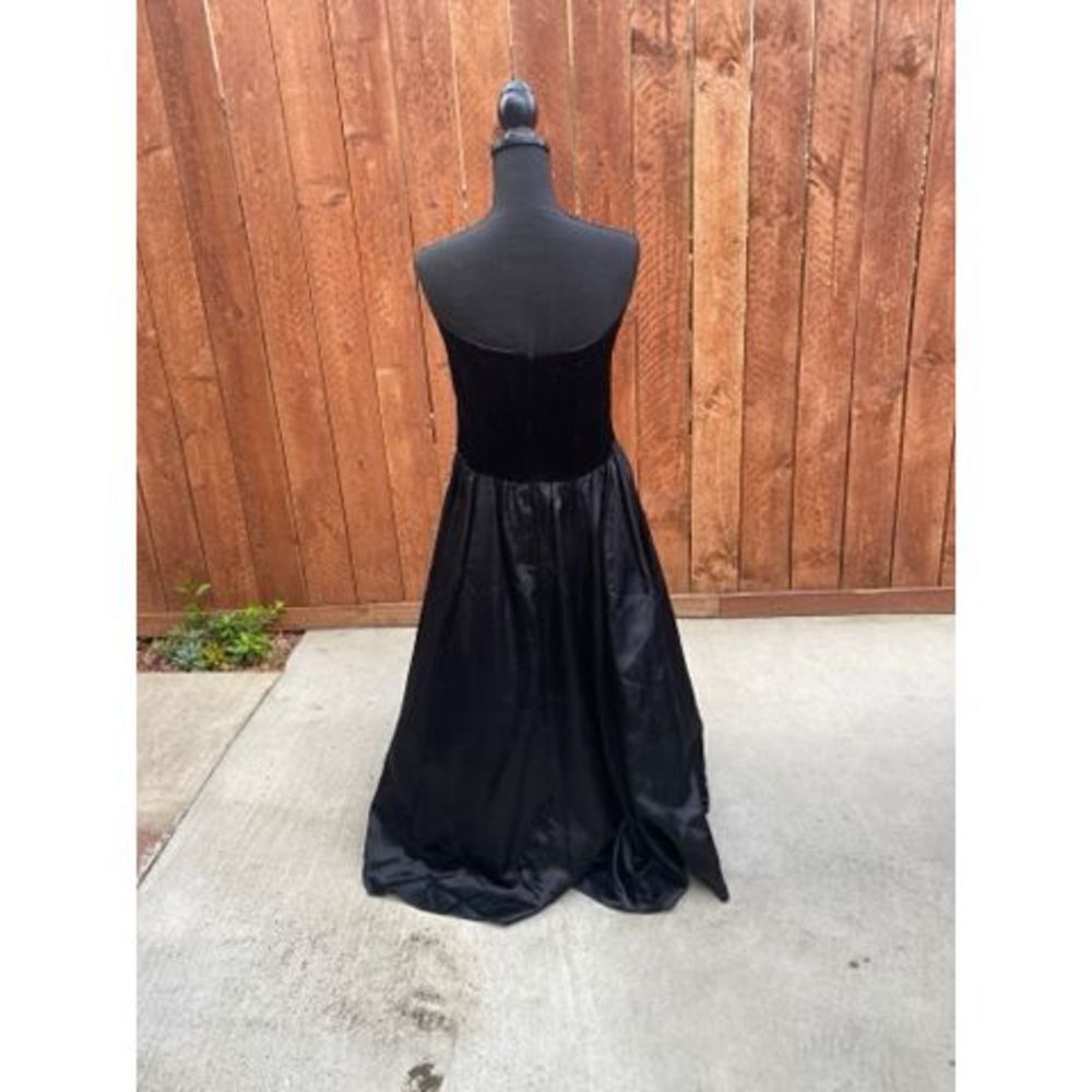 Gunne Sax by Jessica McClintock Dress Gown Formal, Prom, Black Dress NWT - Picture 3 of 11